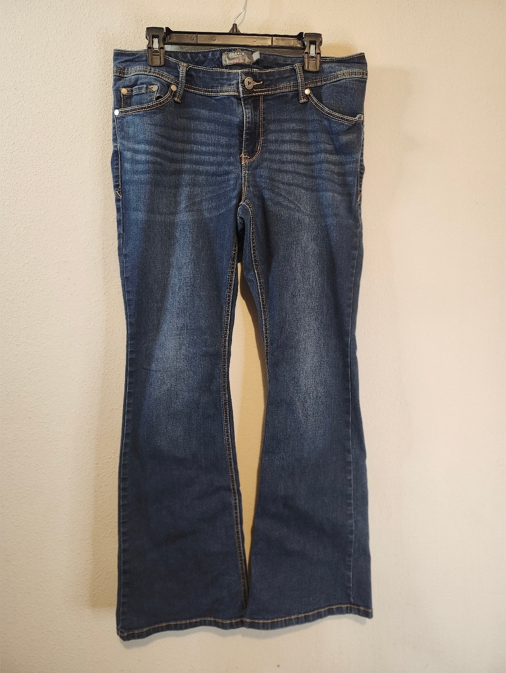 Torrid Denim Slim Luxe Bootcut Jeans Size 12 Regular Hippy Boho Chic Casual Wear - Picture 3 of 8